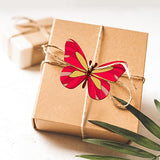 80PCS Wooden Spring Ornaments to Paint, 8 Styles DIY Blank Unfinished Wood Cutouts Ornament for Home Crafts Hanging Decorations, Insect Dragonfly Sophena