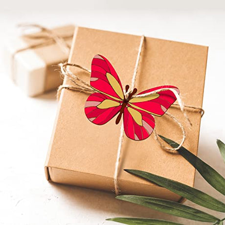 80PCS Wooden Spring Ornaments to Paint, 8 Styles DIY Blank Unfinished Wood Cutouts Ornament for Home Crafts Hanging Decorations, Insect Dragonfly Sophena