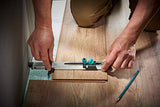 wolfcraft “Fitting Laminate and Design Flooring” Success Kit I 6976000 I Complete set consisting of universal angle & try square, contour gauge and wolfcraft