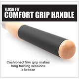 Savannah 3 Piece Carbide Mini Turning Tool Set with Flush Fit Comfort Grip Hardwood Handles | Steel Riveted Ferrules and 2 ea Round 2 ea 4 inch Savannah