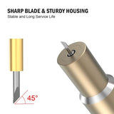 LIKART Premium Fine Point Blade With Housing Works Perfectly for Cricut Maker 3/Maker/Explore 3/Air 2/Air/One, Gold, Cut Cuts Glitter LIKART