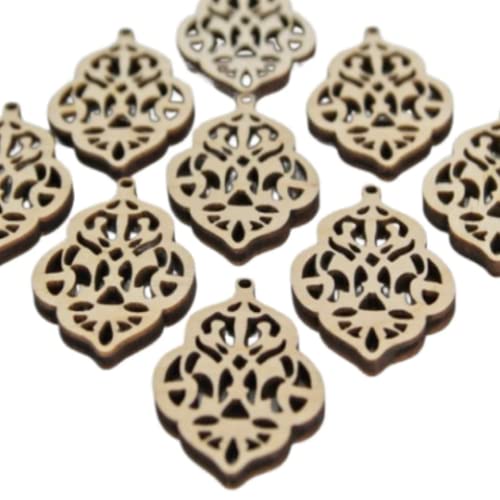 ALL SIZES BULK (12pc to 100pc) Unfinished Wood Laser Cutout Chandelier Scroll Dangle Earring Jewelry Blanks Shape Crafts Made in Texas Texan Wood Crafts