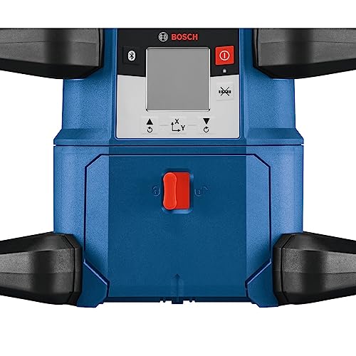 BOSCH REVOLVE4000 GRL4000-80CHVK 18V Exterior 4000ft Range Horizontal/Vertical Self-Leveling Cordless Rotary Laser Kit w/ Bluetooth Connectivity, - WoodArtSupply