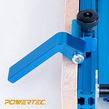 POWERTEC 71135-P2 2-1/4-Inch Fence Flip Stop for Woodworking, 2PK POWERTEC