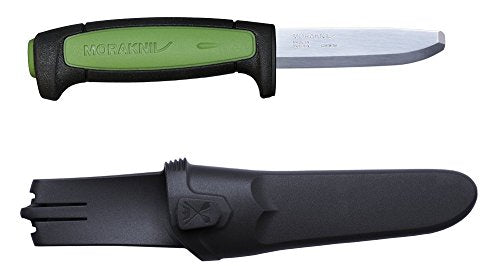 Morakniv Safe Pro Carbon Steel Fixed Blade Knife with Blunt Tip - WoodArtSupply