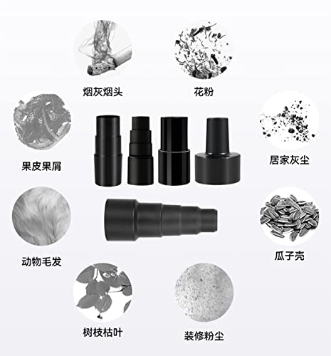 Universal Shop Vac Vacuum Hose Adapter,5 Pieces Vacuum Hose Adapter Kit,2-1/2 Inch to 1-1/4 Inch; 1-1/4 Inch to 1-3/8 Inch to 1-1/2 Inch; 1-3/8 Inch RMTCEG