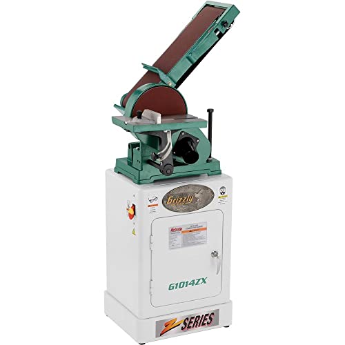 Grizzly Industrial G1014ZX - 6" x 48" Belt/9" Disc Combo Sander with Cabinet Stand Grizzly Industrial
