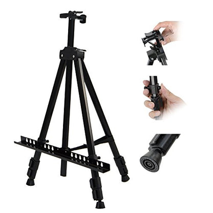 Portable Artist Easel Stand for Painting - Adjustable Height Painting Easel with Bag - Tabletop Art Easel for Painting Canvas Stand, Poster Stand & - WoodArtSupply