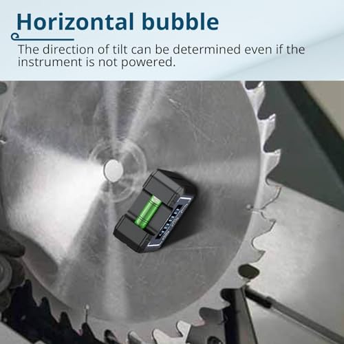 ALLmeter 0-360°(4 * 90°) Digital Angle Finder Level Magnetic Electronic Gauge Inclinometer Protractor Tool with Bubble Level and Magnetic Base LCD ALLmeter