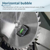 ALLmeter 0-360°(4 * 90°) Digital Angle Finder Level Magnetic Electronic Gauge Inclinometer Protractor Tool with Bubble Level and Magnetic Base LCD ALLmeter