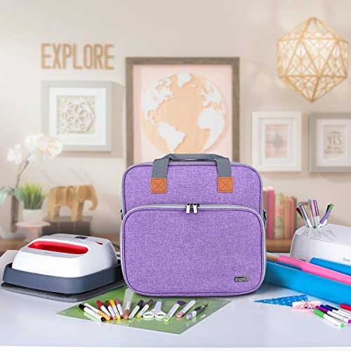 LUXJA Carrying Case Compatible with Cricut Easy Press (9 inches x 9 inches), Tote Bag Compatible with Cricut Easy Press and Supplies (Bag Only, LUXJA