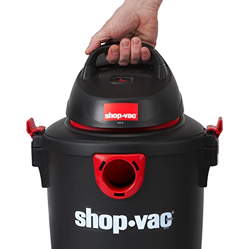 Shop-Vac 5985005 DIY and Workshop Series Wet Dry Vac, 6 Gallon, 1-1/4 Inch x 7 Foot Hose, 65 CFM, (1-Pack),Black - WoodArtSupply