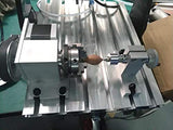 CNC Milling Machine Rotational Axis CNC Router Rotary Table Rotary a axis 4th Axis 65mm 3 Jaw Chuck Dividing Head w/ Nema17 stepper motor w/ 54mm CNCTOPBAOS