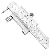 Scribing Caliper, 200mm 8in Dual Scale, Marking Vernier Caliper with Carbide Marking Needle for Scribe on Metal Wood Plastic Hyuduo