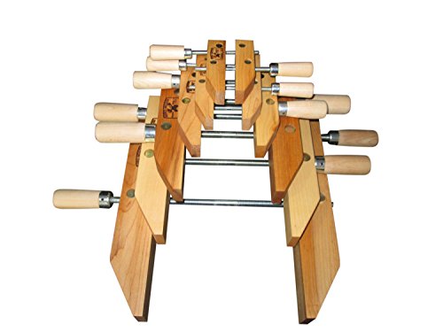 Dubuque Clamp Works Made in USA Wood Hand Screw Clamp 8 inch Hard Maple jaw Dubuque Clamp Works