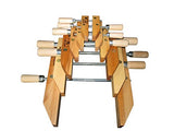Dubuque Clamp Works Made in USA Wood Hand Screw Clamp 8 inch Hard Maple jaw Dubuque Clamp Works