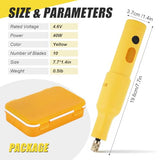 YUCHENGTECH Electric Wood Chisel Carving Tool Electric Woodworking Carving Chisel Tools Electric Wood Carving Chisel with 10 Carving Blades YUCHENGTECH