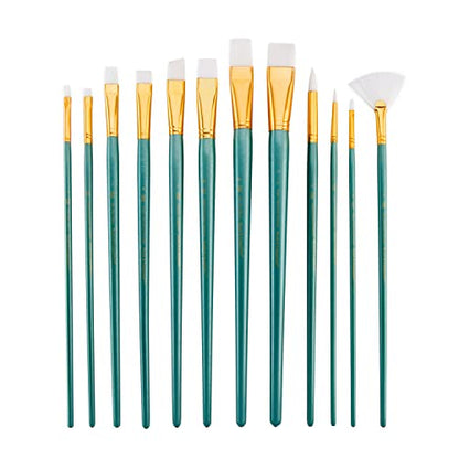 Royal Brush Manufacturing Royal and Langnickel Zip N' Close Brush Set, White Taklon - WoodArtSupply