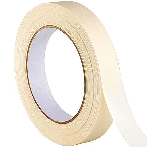 No-Residue 1 In, 60 Yd Masking Tape 1 Pk. Easy-Tear Pro-Grade Removable Painters Tape Great for Home Office or Commercial Contractor. Clean, - WoodArtSupply