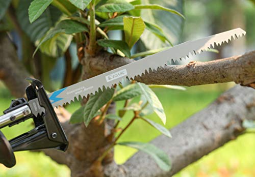 EZARC Wood Pruning Reciprocating Saw Blade, 12-Inch Recip Saw Blades R1231GS 6TPI (5-Pack) EZARC
