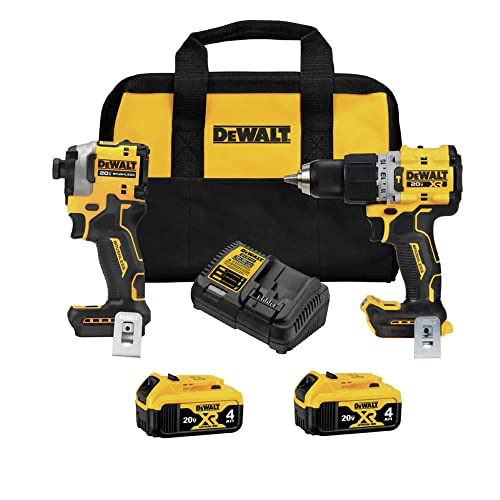 DeWalt DCK2050M2 20V Max 2-Tool Combo Kit 20V MAX HAMR DR/IMP DRV COMBO - WoodArtSupply