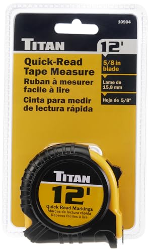 Titan 10904 12-Foot Tape Measure - WoodArtSupply