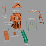 Backyard Discovery Woodland All Cedar Wood Playset Swing Set Backyard Discovery
