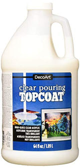 Decoart Clear Pouring Topcoat 64oz DecoArt