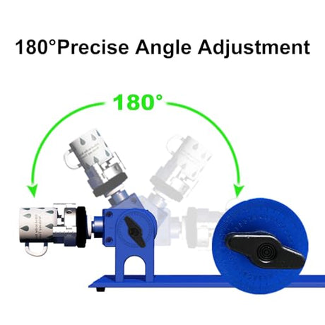 ComMarker 5-in-1 Rotary for Fiber Laser Engraver Machine, Laser Engraver Rotary Attachment,Rotary Axis Chuck Roller 5 Functions, Perfect for ComMarker