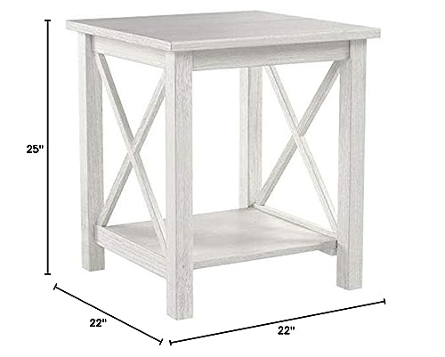 International Concepts Hampton End Table, Unfinished - WoodArtSupply