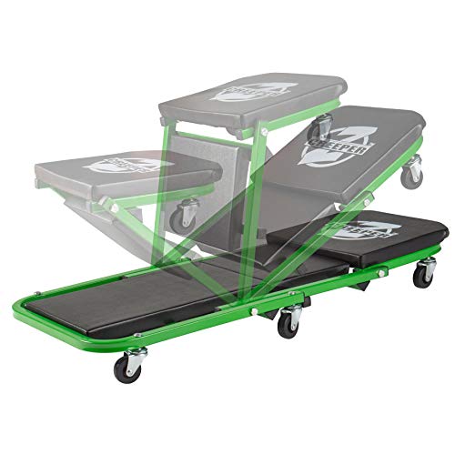 Pro-LifT C-2036DG Black/Green 300 Lbs Mechanic Creeper Pro-LifT