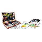 Crayola Wooden Art Set, 80+ Pcs, Arts and Crafts for Kids 8+, Artists Gifts Crayola