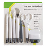 Corey-z Craft Vinyl Weeding Tools Set,Precision Vinyl Tools Kit for Crafting, Weeder/Scraper/Spatula/Tweezers/Scoring Stylus/Scissor for corey-z