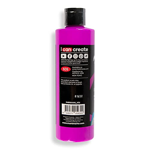 MONT MARTE SuperCell Pouring Paint 240ml - Fuchsia - WoodArtSupply