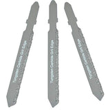 Cement Board Jigsaw Blades Set 3 T Shank Carbide Jigsaw Blades Cement Board Jigsaw Blades for Plexiglass Lexan Hardie Board Siding Plaster Drywall The Amazing Tile And Glass Cutter