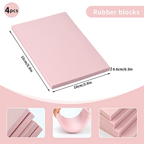  Swpeet 41Pcs Rubber Stamp Making Kit, Rubber Stamp Carving  Blocks, 1 Whetstone, Craft Knife, Ink Roller, Plastic Stamp, Wooden Stamp  and Rice Paper for Printmaking, Linoleum Block : Arts, Crafts 