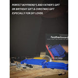 SUNLFPROD 2023 Upgrade Featherboard Safety Device Stackable Feather board for Most Standard 3/4", 5/8" & 3/8" Miter Slots, Miter Track, T-Slots, SUNLFPROD