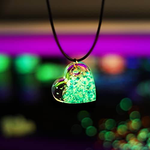 Glow in The Dark Glitter, LET'S RESIN 12 Colors Luminous Chunky Glitter, 0.42oz/Bottle High Luminance Glitter, Chunky Glitter for Resin, Nail, Skin, - WoodArtSupply