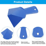 Moicstiy Drywall Trowel Plastic Inside Corner Trowel Tool for Drywall Tools Corner Trowel Building scraping(Blue) Moicstiy
