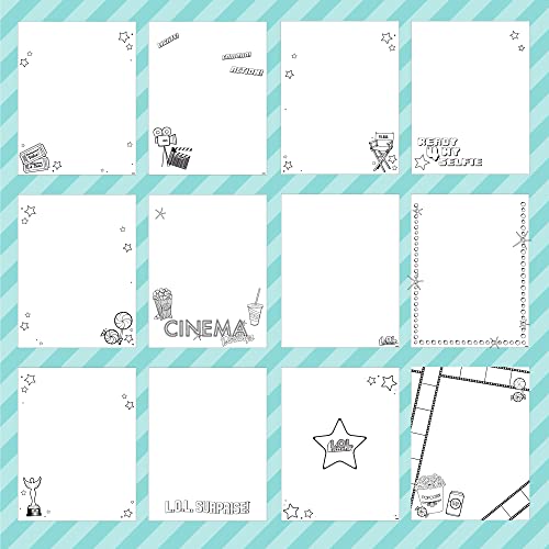 Horizon Group USA L.O.L. Surprise! Double Feature Super Sketch & Create, 350+ Piece Art Activity Set, Includes Coloring Pages, Crayons, Gel Pens, L.O.L. Surprise!