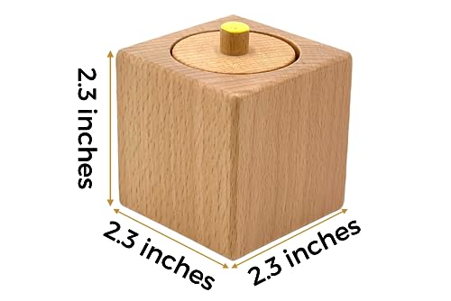 Leticia's Corner Set of Wooden Pincer Grasp and Egg Cup Puzzles, Pincer Puzzles, First Puzzles, Montessori Toys for 6 Months+, Fine Motor Skills Leticia's Corner