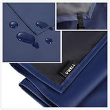 Waterproof Rubber Vinyl Apron W/ 2 Pockets - Lab Apron for DishWashing,Grooming Blue VWELL