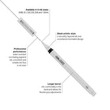 Winsor & Newton Fineliner Fine Point Pen Set, Assorted, Set of 5, Black Winsor & Newton