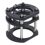Router Lift Base, Aluminum Alloy Stainless Steel 4 Jaw Clamping, Strong Grip Firm Clamping Router Table Lifting System Base, 54mm Lifting Sturdy Rust Yunseity
