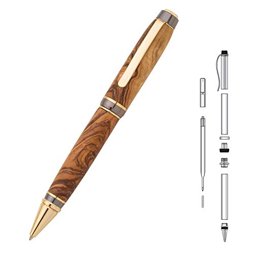 Penn State Industries PKBIGSS2 Big Ben Cigar Twist Ballpoint Pen Kit Starter Package Woodturning Project - WoodArtSupply