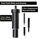 Explore Deep Cut Blade and Housing for Cricut Maker, Niantime Replacement Deep point Blade Compatible with Explore Air2/ Air3/ Maker/Maker 3 Cutting Niantime