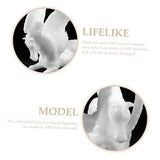 Tofficu 6pcs Animal Model Unicorn Painting Kit Animal DIY Painting Drawing Unicorn Toys Unicorn Embellishments Unfinished Unicorn Figurines Unicorn Tofficu