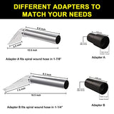 YSJWAER Carpet Vac Extractor Attachment-Tool - Cleaning Vacuum Clear Upholstery Car Detailing Turn Shop Vac into an Extractor YSJWAER