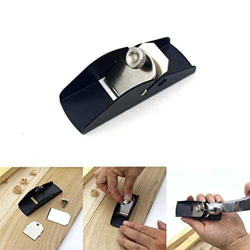 Mini Trimming Planer, Hand Planer, DIY Model Making Tool Woodworking Pocket Plane Hand Adjustable for Woodworking/Trimming/Wood Planing, Surface - WoodArtSupply