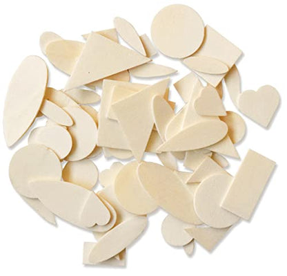 Wood Shapes - Wooden Discs Craft Wood Pieces Unfinished Craft Wood Cutouts for Crafts Wood Craft Pieces Wooden Shapes for Crafts Wooden Cutouts